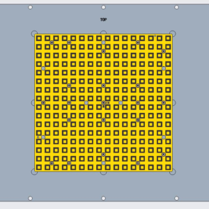 Ku-band 256-Channel 2D phased Array Antenna